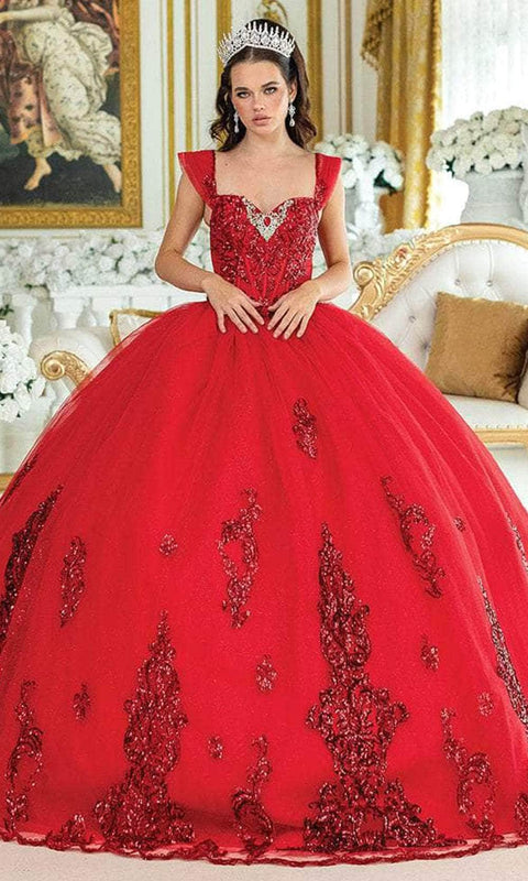 Dancing Queen 1941 - Off Shoulder Beaded Bodice Gown