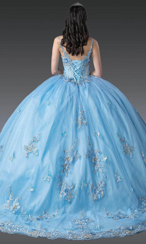 Dancing Queen 1942 - Sweetheart Embroidered Butterfly Gown