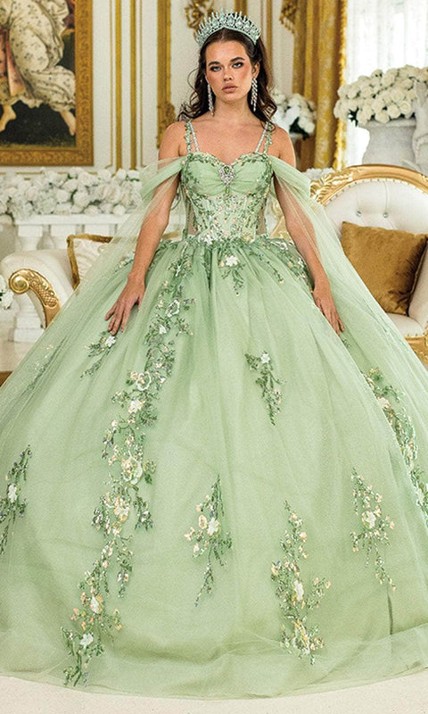Dancing Queen 1947 - Sequin Embroidered Sweetheart Ballgown