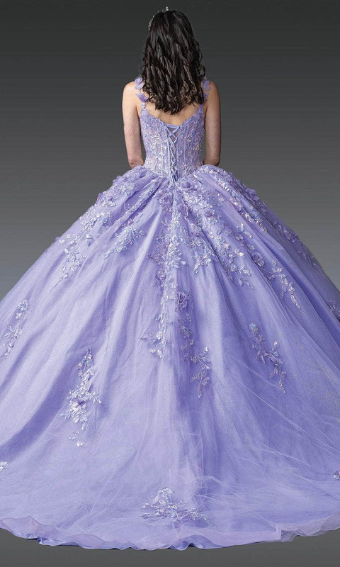 Dancing Queen 1948 - Sleeveless Floral Embroidered Gown