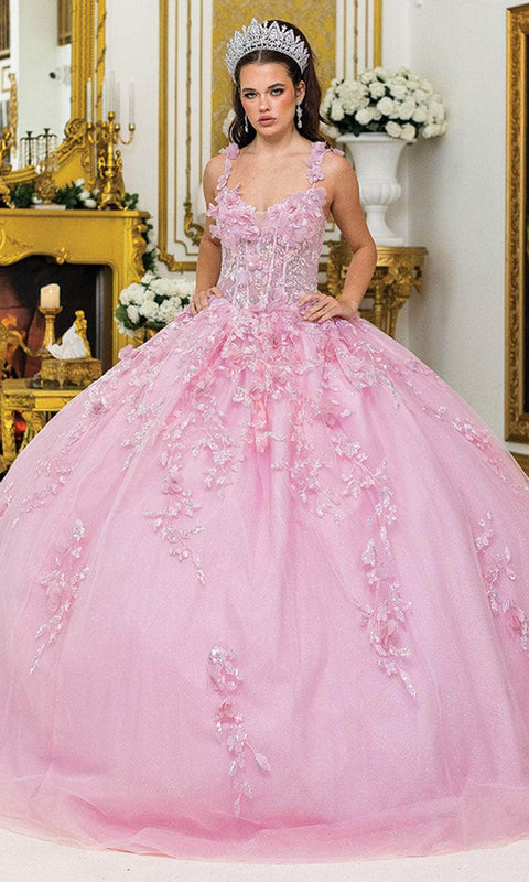 Dancing Queen 1948 - Sleeveless Floral Embroidered Gown