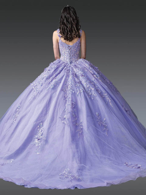 Dancing Queen 1948 - Sleeveless Floral Embroidered Gown