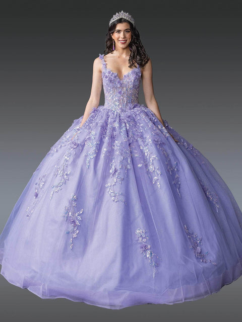 Dancing Queen 1948 - Sleeveless Floral Embroidered Gown