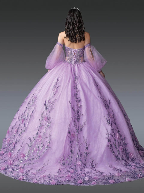 Dancing Queen 1953 - Illusion Corset Sequin Quinceanera Gown
