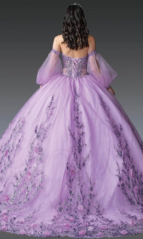 Dancing Queen 1953 - Illusion Corset Sequin Quinceanera Gown