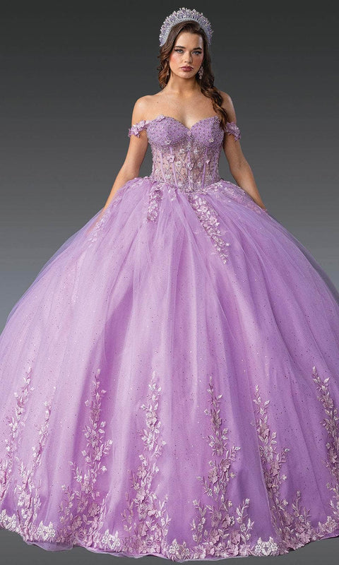 Dancing Queen 1955 - Sweetheart Illusion Corset Ballgown