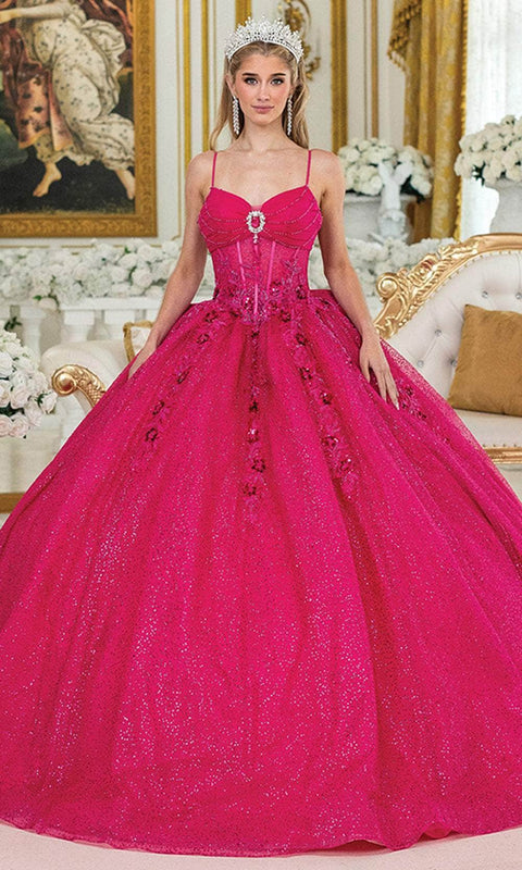 Dancing Queen 1958 - Floral Applique Sweetheart Gown