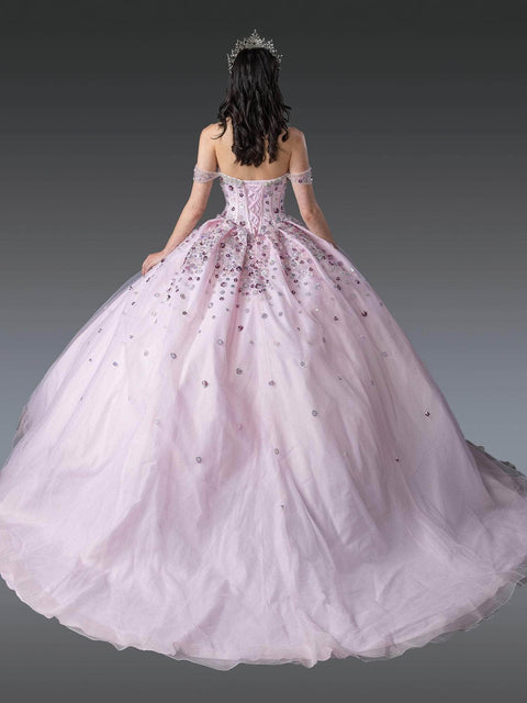 Dancing Queen 1959 - Pleated Skirt Sequin Embellished Ballgown