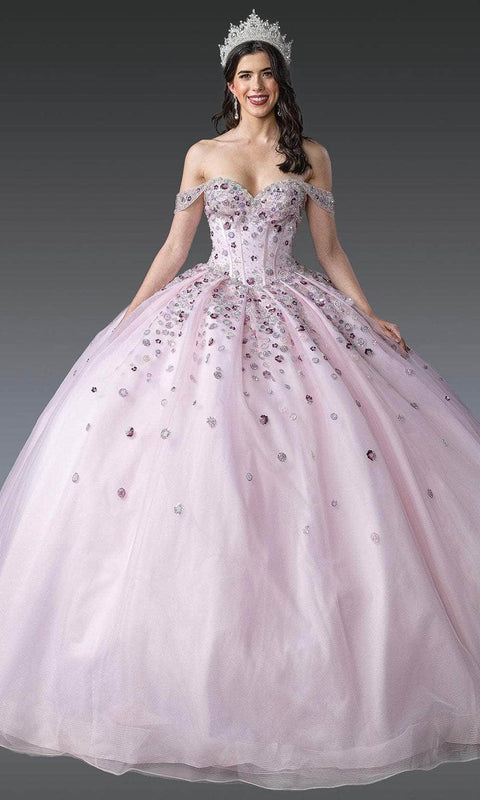 Dancing Queen 1959 - Pleated Skirt Sequin Embellished Ballgown