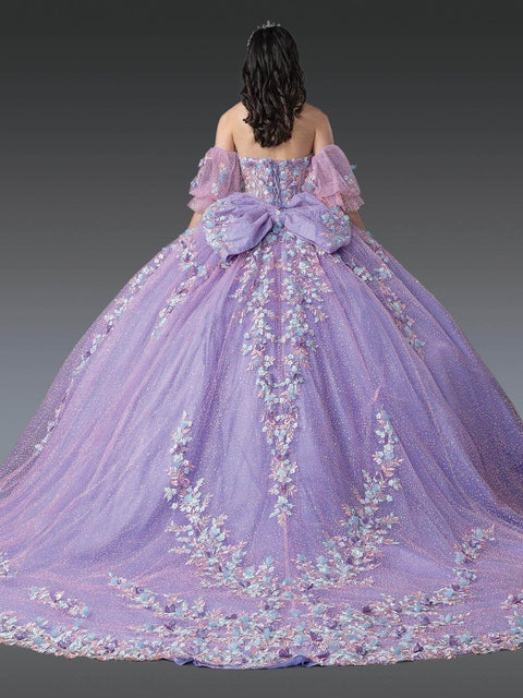 Dancing Queen 1979 - Embroidered Strapless Quinceanera Gown