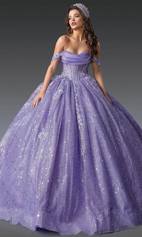 Dancing Queen 1984 - Illusion Corset Off Shoulder Ballgown