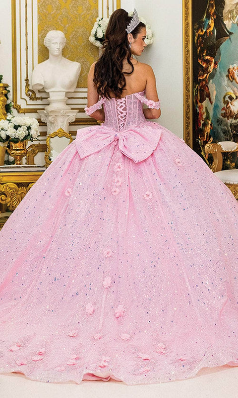 Dancing Queen 1984 - Illusion Corset Off Shoulder Ballgown