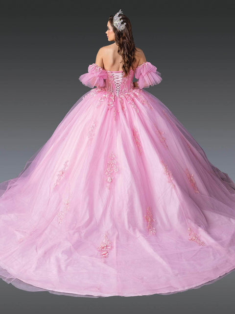 Dancing Queen 1988 - Sweetheart Neck Embroidered Quince Dress