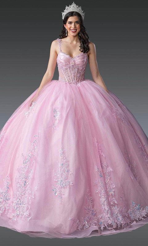 Dancing Queen 1989 - Beaded Floral Sleeveless Ballgown
