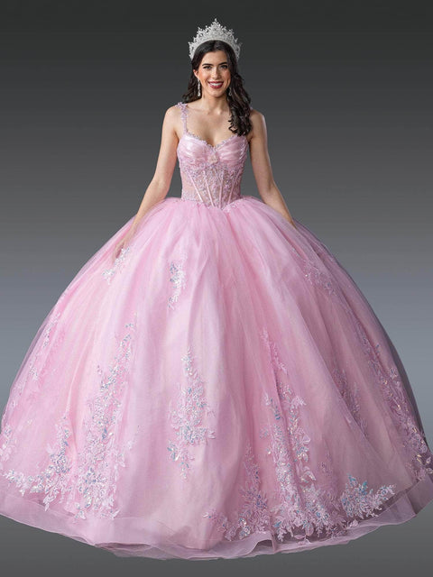 Dancing Queen 1989 - Beaded Floral Sleeveless Ballgown