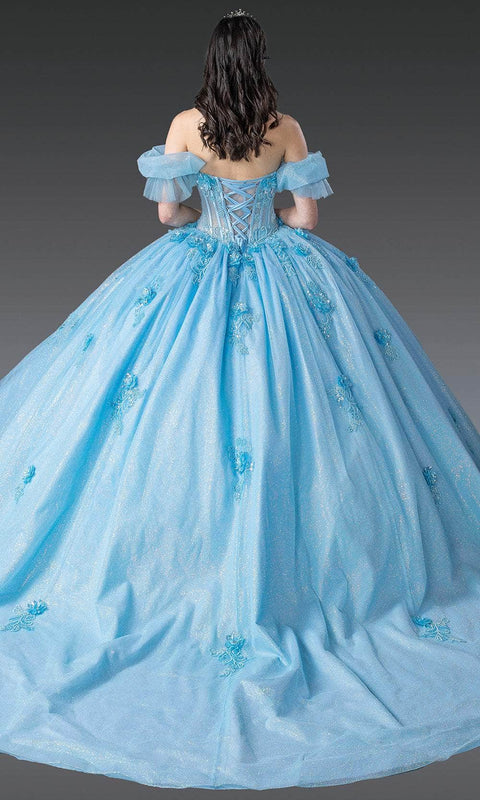 Dancing Queen 1990 - Beaded Sheer Corset Sweetheart Ballgown