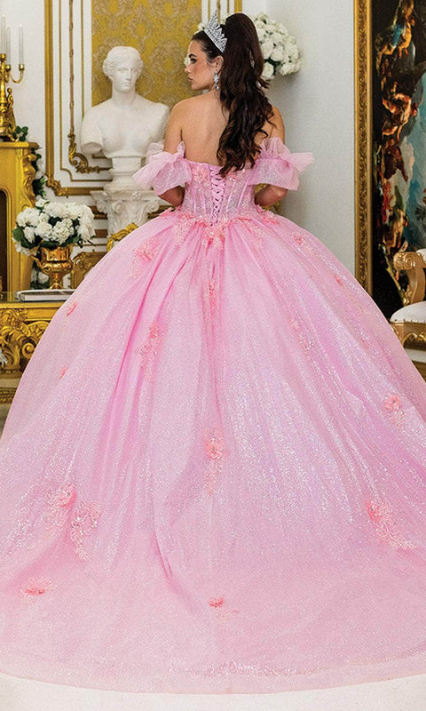 Dancing Queen 1990 - Beaded Sheer Corset Sweetheart Ballgown
