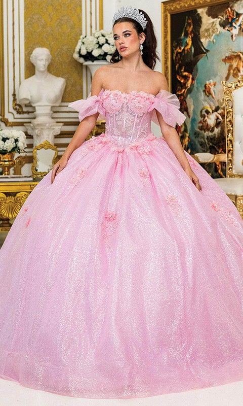 Dancing Queen 1990 - Beaded Sheer Corset Sweetheart Ballgown