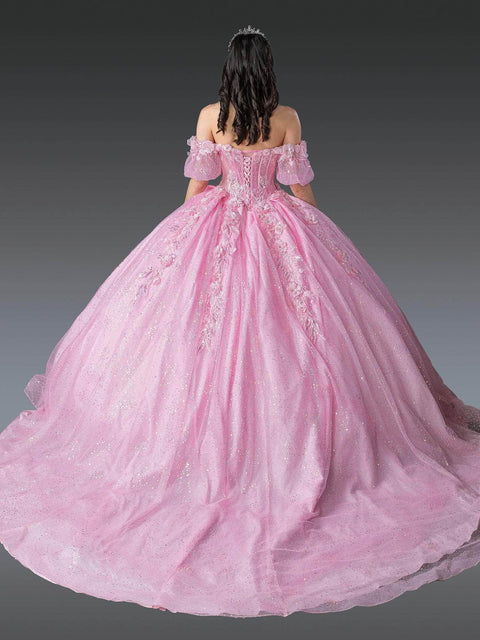 Dancing Queen 1991 - Sweetheart Glitter Embellished Quince Gown
