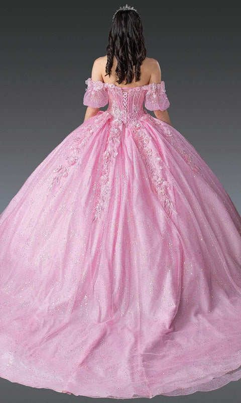 Dancing Queen 1991 - Sweetheart Glitter Embellished Quince Gown