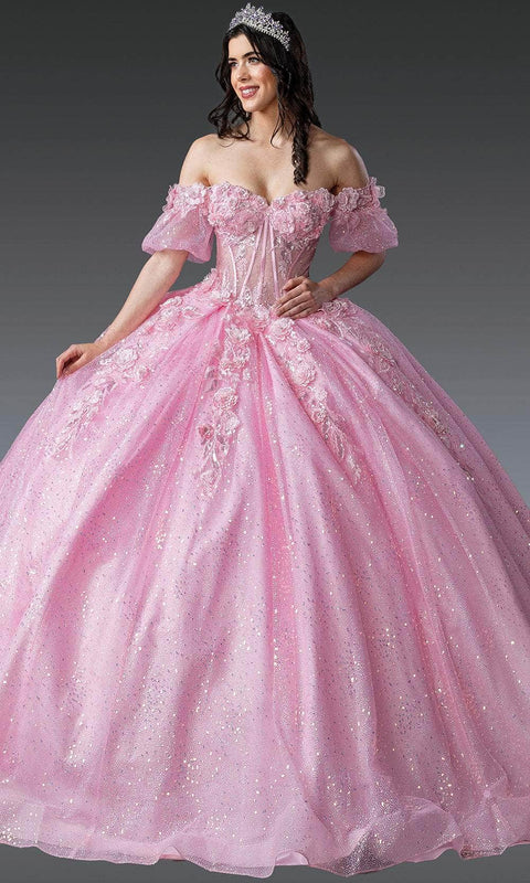 Dancing Queen 1991 - Sweetheart Glitter Embellished Quince Gown