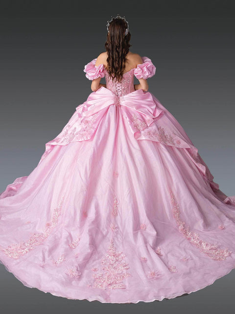 Dancing Queen 1994 - Floral Embroidered Sweetheart Quince Dress