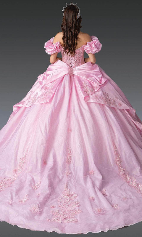 Dancing Queen 1994 - Floral Embroidered Sweetheart Quince Dress
