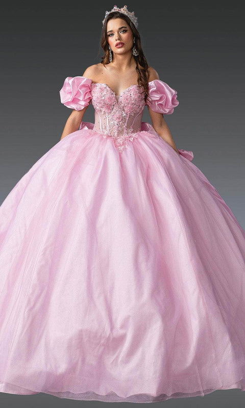 Dancing Queen 1994 - Floral Embroidered Sweetheart Quince Dress