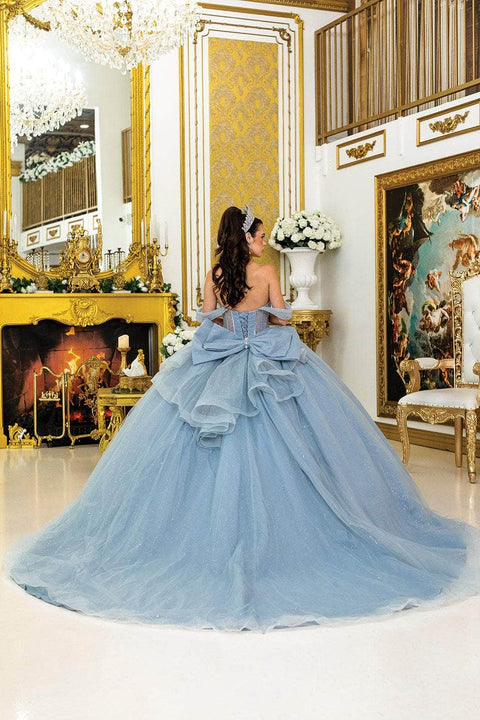 Dancing Queen 1996 - Sweetheart Sheer Corset Glitter Ballgown