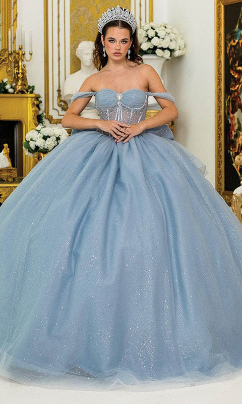Dancing Queen 1996 - Sweetheart Sheer Corset Glitter Ballgown