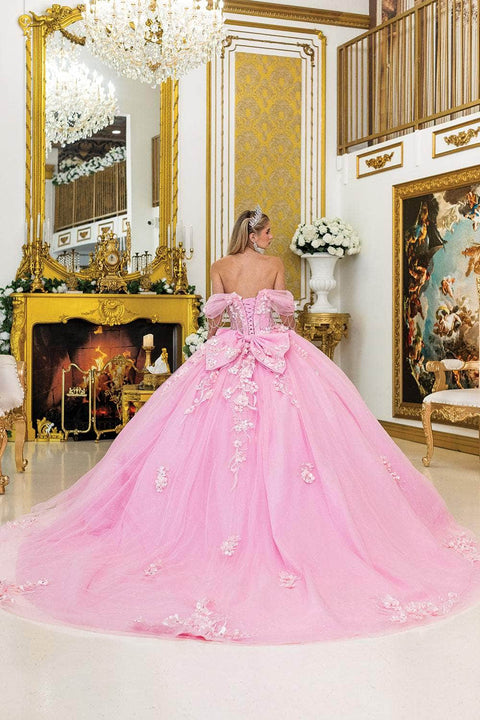 Dancing Queen 1998 - Floral Bodice Off-Shoulder Gown