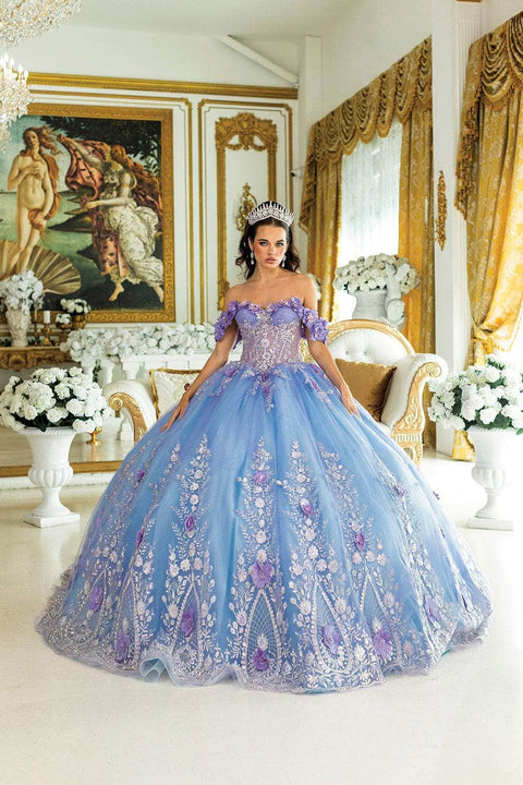 Dancing Queen 1999 - Sweetheart Floral Ballgown with Lace-Up Back