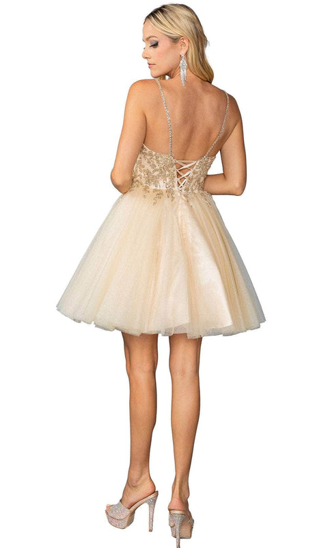 Dancing Queen 3398 - Sleeveless Short A-line Dress