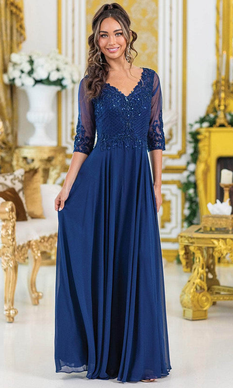 Dancing Queen 4497 - Long Beaded Embellished Dress
