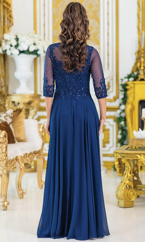 Dancing Queen 4497 - Long Beaded Embellished Dress