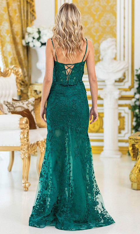 Dancing Queen 4501 - Sweetheart Floral Embroidered Gown