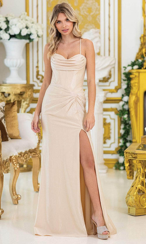 Dancing Queen 4521 - Elegant Sleeveless Sheath Gown
