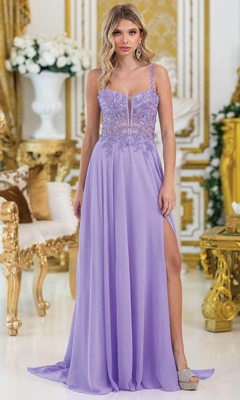Dancing Queen 4531 - Lace Applique Sweetheart Gown