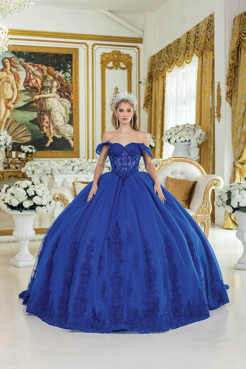Dancing Queen 5003 - Elegant Sweetheart Lace Ballgown