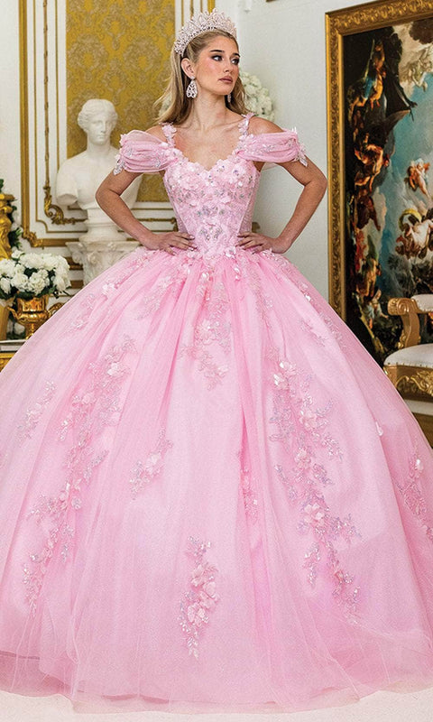 Dancing Queen 5009 - Cold Shoulder Sweetheart Ballgown