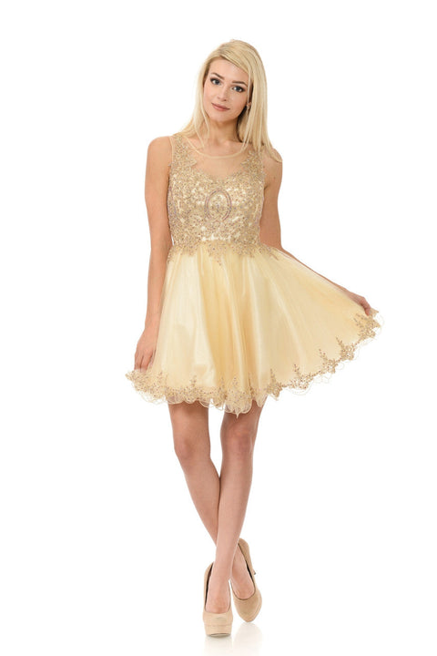 A Line Short Homecoming Cocktail Dress Lenovia 8101