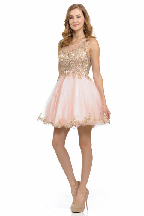 A Line Short Homecoming Cocktail Dress Lenovia 8101