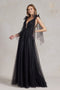 Nox Anabel Embellished Glitter Tulle Gown E1075