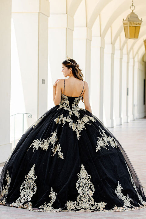 Bella Princess PQ1016 embroidered applique cape ball gown by petite adele pq1016 — image 7.0