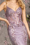 GLS Gloria GL3399 Glitter Corset Mermaid Dress with Embroidery