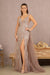 GLS Gloria GL3115 Sleeveless Gown with Embroidered Overskirt