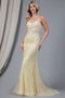 Amelia Couture 7024 Strapless Embroidered Mermaid Dress