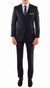 Ferrecci Mens Savannah Black Slim Fit 3 Piece Suit