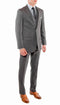 Ferrecci Mens Savannah Charcoal Slim Fit 3 Piece Suit