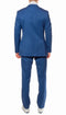 Mens Savannah Indigo Slim Fit 3 Piece Suit